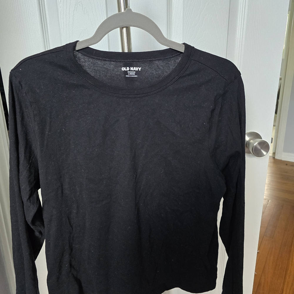 Old Navy Black Long Sleeve Shirt